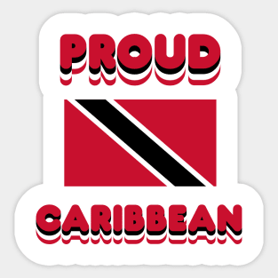 Proud Caribbean Sticker